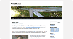 Desktop Screenshot of annamarrian.com